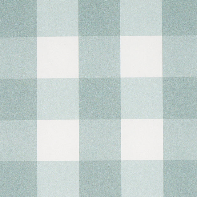 Willa Check Small Seaglass by Schumacher Modern Plaid Gingham Wallpaper – Schumacher 5012366