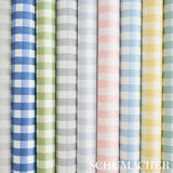 Willa Check Small Seaglass by Schumacher Modern Plaid Gingham Wallpaper – Schumacher 5012366