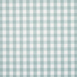 Willa Check Small wallpaper in Seaglass by Schumacher, a modern gingham plaid wallcovering in soft blue-green tones.