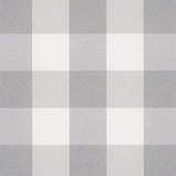 Willa Check Small Grey by Schumacher Modern Gingham Plaid Wallpaper – Schumacher 5012367