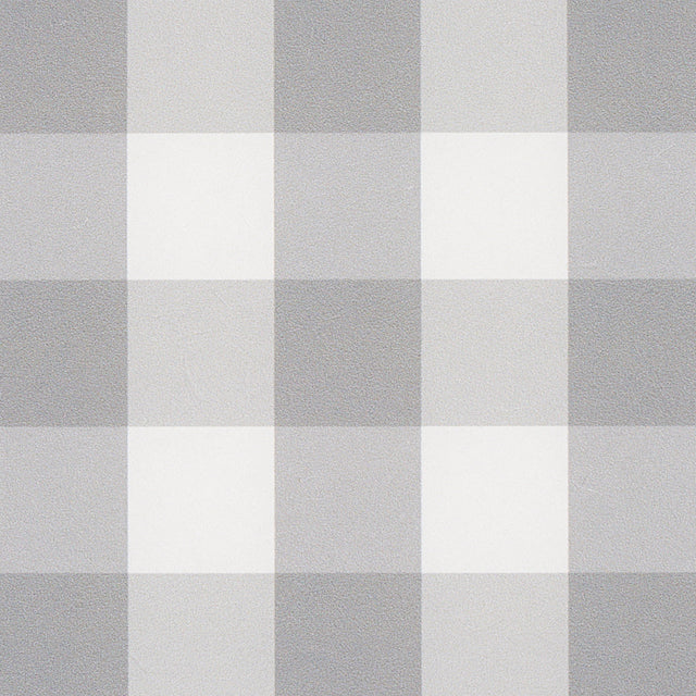 Willa Check Small Grey by Schumacher Modern Gingham Plaid Wallpaper – Schumacher 5012367