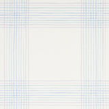 Minerva Plaid wallpaper in Hyacinth by Schumacher, a soft ombré plaid wallcovering with watercolor effect.