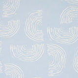 Quansoo Ivory on Sky by Caroline Z Hurley Artistic Modern Wallpaper – Schumacher 5012400