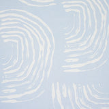 Quansoo Ivory on Sky by Caroline Z Hurley Artistic Modern Wallpaper – Schumacher 5012400