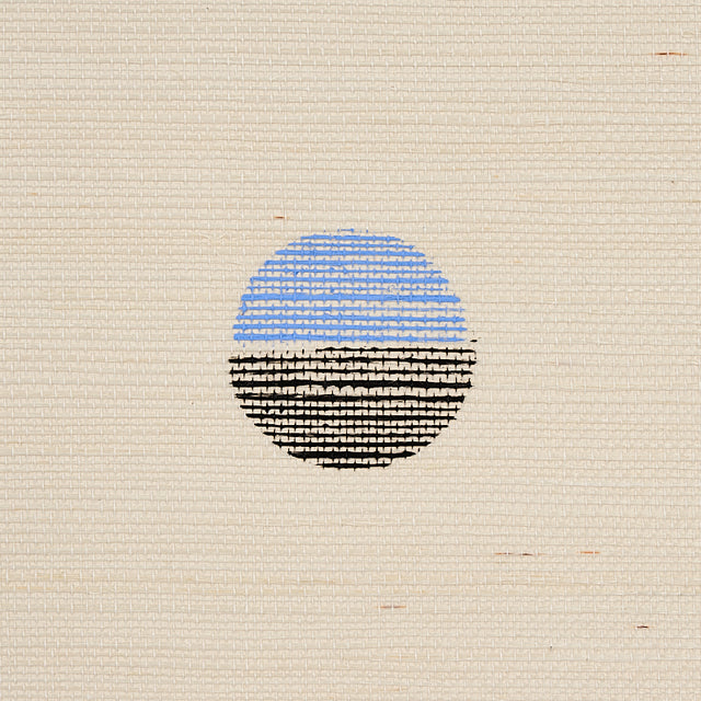 Joshua Tree Hand Printed Sisal Multi on Ivory by Caroline Z Hurley – Schumacher 5012440