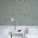 Joshua Tree Hand Printed Sisal Mineral by Caroline Z Hurley Wallpaper – Schumacher 5012442