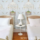 Opera Sky by Schumacher Flight of Fancy Whimsical Opera House Wallpaper – Schumacher 5012480