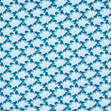 GOTHAM SWING wallpaper in Royal blue by Schumacher, featuring an Art Deco inspired fan pattern in a modern kitchen setting.