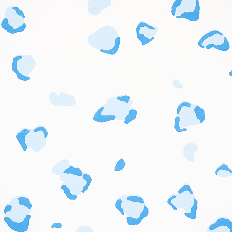 Wild at Heart Indigo by Cristina Buckley Animal Print Wallpaper – Schumacher 5012551