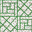 Fancy Beast wallpaper in Safari Green/Ivory by Cristina Buckley for Schumacher, featuring a chic leopard spot and trellis motif.