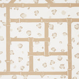 Fancy Beast Sand by Cristina Buckley Hollywood Regency Animal Print Wallpaper – Schumacher 5012563