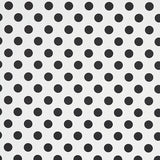 Lady Black & White Polka Dot Wallpaper by Cristina Buckley for Schumacher - SKU 5012610