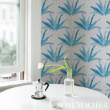 Canyon Ferns Lagoon by Cristina Buckley Botanical Wallpaper – Schumacher 5012620