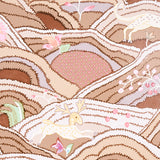 Rolling Hills Mocha / Neutral by Schumacher Scenic Animal Landscape Wallpaper – Schumacher 5012630