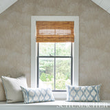 FONDALE Ivory Palm Frond Botanical Wallpaper – Schumacher 5012650