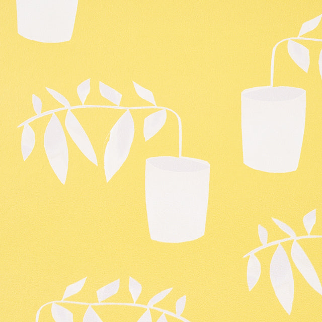 Reaching Out Lemonade by Peg Norriss Modern Botanical Wallpaper – Schumacher 5012711