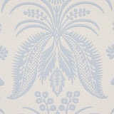 Greta Ivory Damask Floral Surface Print Wallpaper – Schumacher 5012720