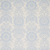 Greta Ivory Damask Floral Surface Print Wallpaper by Schumacher - SKU 5012720