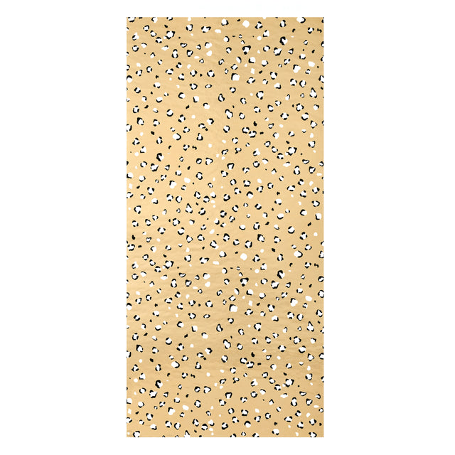 Wild at Heart Metallic Glam Gold by Cristina Buckley Animal Print Wallpaper – Schumacher 5012750