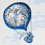Balloons Blue by Schumacher Flight Of Fancy Hand-Screened Wallpaper – Schumacher 5012790