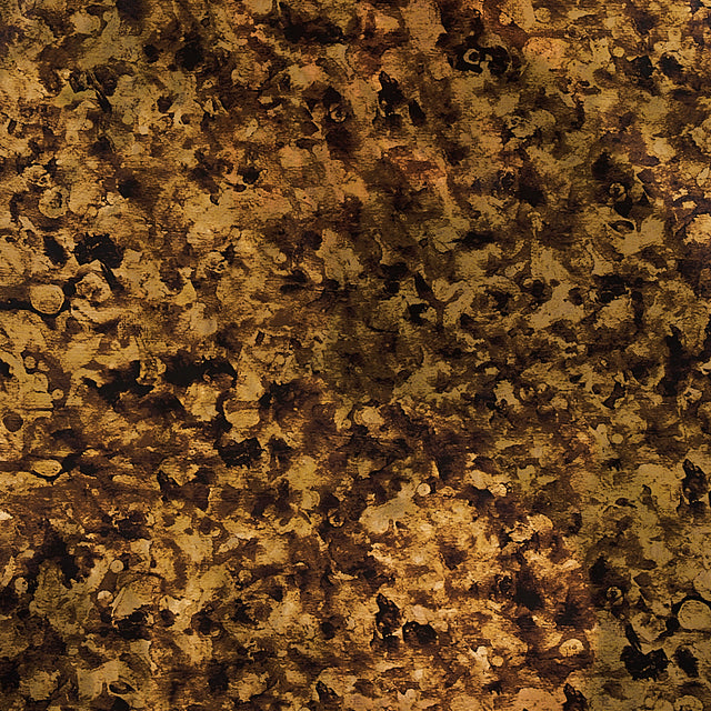 Xanadu Metallic wallpaper in Vintage Gold by Cristina Buckley for Schumacher. Tortoise-shell motif on shiny mylar ground.