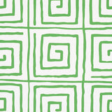 Trousdale Leaf by Cristina Buckley Greek Key Wallpaper – Schumacher 5012811