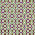 Larissa wallpaper in Jade by Schumacher features an intricate lattice design with folkloric flowers in green, purple, and brown tones.