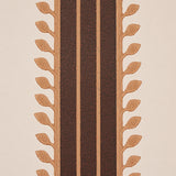 Etruscan Stripe Brown by Schumacher Cabana Collection Washable Wallpaper – Schumacher 5012850
