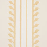 Etruscan Stripe Ivory & Ochre by Schumacher Cabana Collection Wallpaper – Schumacher 5012851