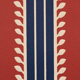Etruscan Stripe Red & Blue by Schumacher Cabana Collection Wallpaper – Schumacher 5012852