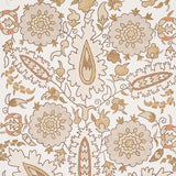 Anatolia Natural by Schumacher Cabana Collection Elegant Suzani Motif Wallpaper – Schumacher 5012871
