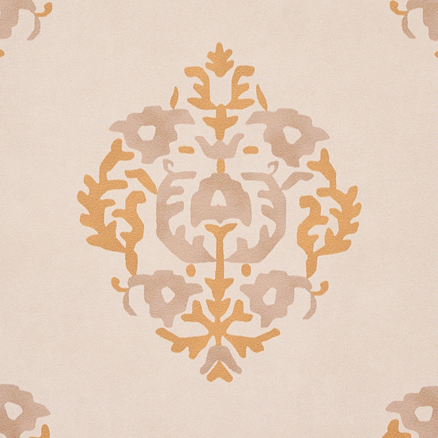 Constantine Natural & Ocher by Schumacher Cabana Collection Digital Print Wallpaper – Schumacher 5012880