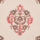 Constantine Jasper by Schumacher Cabana Collection Damask Stripe Wallpaper – Schumacher 5012881