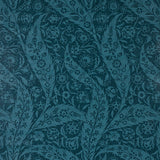 Saz Paisley Peacock wallpaper by Schumacher, large-scale two-tone paisley pattern, Cabana collection