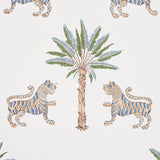 Tiger Palm Delft by Schumacher Mystique Collection Wallpaper – 5012921