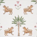 Tiger Palm Crimson by Schumacher Mystique Collection Wallpaper – Schumacher 5012922