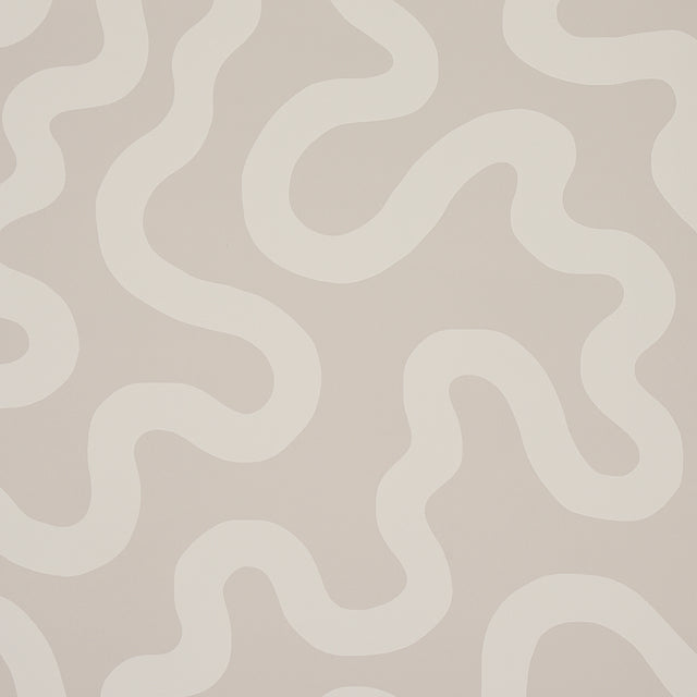 RILEY Natural by Schumacher Modern Vermicelli Wallpaper – Schumacher 5012932