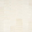 Sano Mosaic white wallcovering with organic, hand-pieced squares and subtle texture by Schumacher