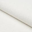 Linen Bark in white, a textured, handwoven linen wallcovering by Schumacher, shown in close-up and styled interior settings.