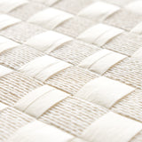 Textured Check White by Schumacher Modern Handwoven Wallpaper – Schumacher 5012970
