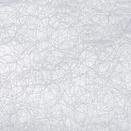 Kumo wallcovering in white with delicate, ethereal texture and subtle metallic sheen, inspired by Japanese rice paper.
