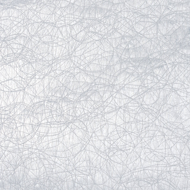 Kumo wallcovering in white with delicate, ethereal texture and subtle metallic sheen, inspired by Japanese rice paper.