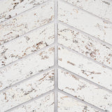Cork Herringbone White by Schumacher Modern Textured Wallcovering – Schumacher 5013010