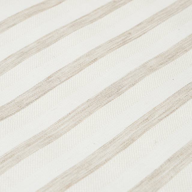 Textured Linen Stripe White by Schumacher Organic Linen Stripe Wallpaper – Schumacher 5013020