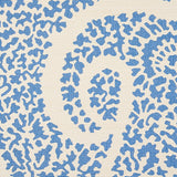 Ambala Paisley Sisal Bright Blue by Schumacher Printed Grasscloth Wallpaper – Schumacher 5013030