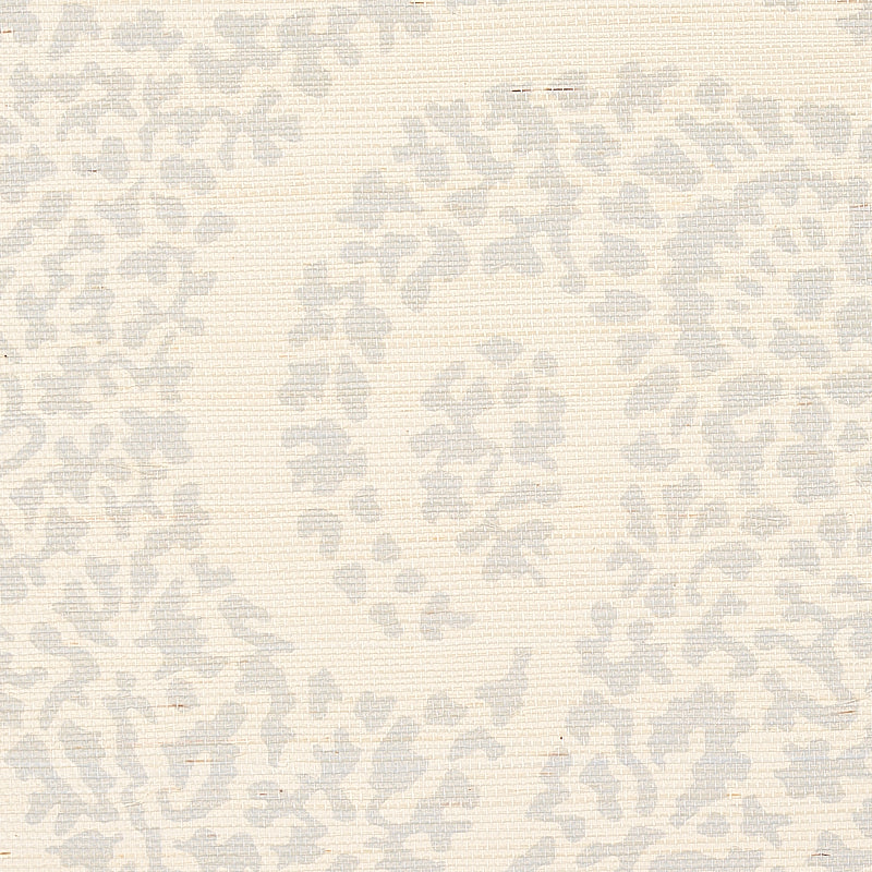 Ambala Paisley Sisal Slate by Schumacher Grasscloth Wallpaper – 5013031