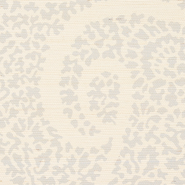 Ambala Paisley Sisal Slate by Schumacher Grasscloth Wallpaper – 5013031