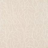 Solandra Vine Sisal wallpaper in grey, a loose and leafy climbing botanical pattern printed on sisal for a tactile, textural appeal.