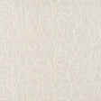 Solandra Vine Sisal wallpaper in Sky by Schumacher, a botanical printed grasscloth wallcovering with a loose leafy vine pattern.
