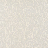 Solandra Vine Sisal wallpaper in Sky by Schumacher, a botanical printed grasscloth wallcovering with a loose leafy vine pattern.